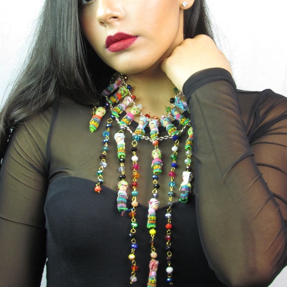 Mexican Doll Necklace - Picture 4 of 7